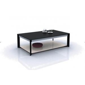 China Custom Two Layers Modern Square Coffee Tables and Tea Tables for Living Room supplier