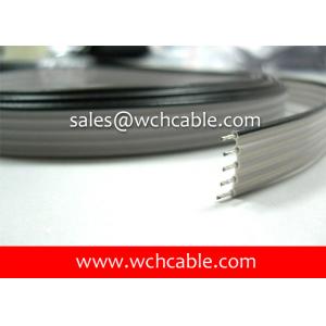 China UL21016 XLPE Flat Ribbon Cable Irradiated PE Pitch 2.0MM, 2.54MM 105C 300V wholesale