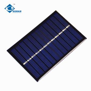 China 0.65W 6V poly cristalline bipv solar panel ZW-9060 Lightweight Silicon Solar PV Module 0.11A wholesale