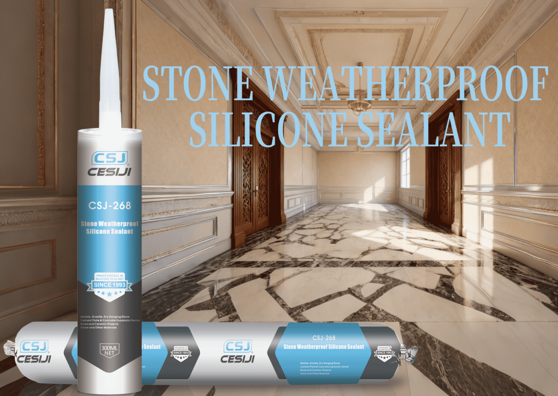 China Neutral Cure Stone-Specific Silicone Sealant with Custom Color & Strong Weather Resistance wholesale