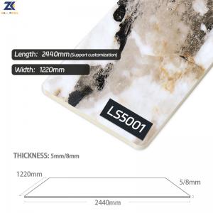 Waterproof Marble Bamboo Charcoal Fibre Board 1220*2600mm