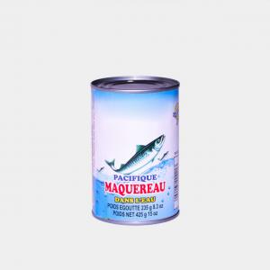 China Salty Flavor Canned Fish , Mackerel Fish Canned Food 3 - 5pcs 425g / 235g supplier