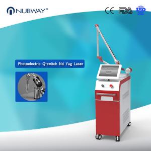 China Electro-optics Pigment Lesions Dual wavelength 1064nm 532nm Q Switch Nd Yag Laser Tattoo Removal Machine supplier