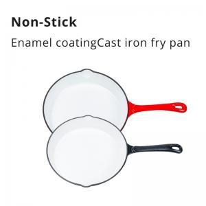 10 Inch Non Stick Cast Iron Fry Pan For Omelettes BSCI SGS ISO9006