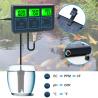 WiFi Tuya App Digital Multi-Function PH Meter 7-in-1 PH EC ORP TDS RH% CF Temperature  Online Tester Water Quality Analyzer