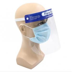 White Blue Protective Face Shield Dust Proof UV Protective Face Shield