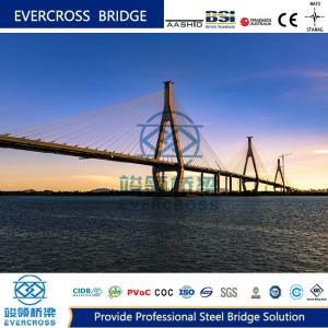 Composite Bridge Cable Stayed Bridges High Strength Metal Truss Bridge