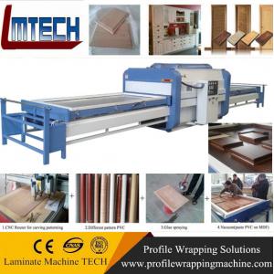 PVC modular kitchen designs vacuum membrane press machine