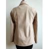 China Ladies Melton Jacket / Women'S Zipper Jacket / Beige Color Metal Zipper wholesale