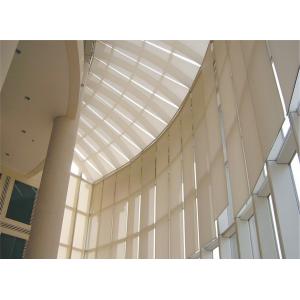 Long Commercial Internal Electric Blinds Architectural Building Shade System