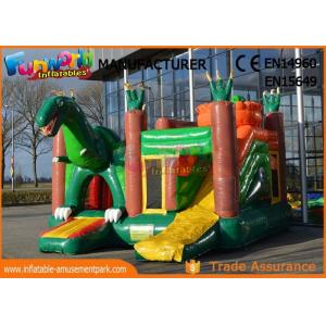 China Dinosaur Commercial Inflatable Bounce House / Inflatable Jumpers supplier