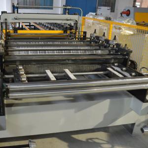 China Coated Roof Panel Roll Forming Machine Interlock Roof Panel Making Machine supplier