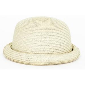 STRAW BOWLER HAT