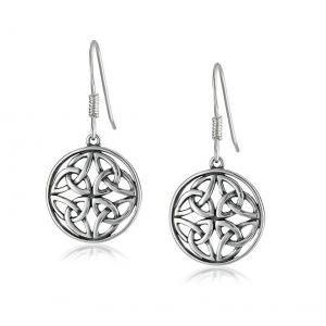 2021 New Classical Vintage  Followers Style Earrings Sterling Silver French Advanced  Earrings