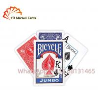 China Varnished Bicycle Poker Cards Cheating Laminated Playing Cards on sale