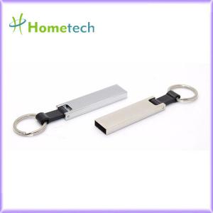 High speed waterproof USB flash drive 64 GB Thumb 128GB FCC 15MB/S Metal USB Memory Stick With Keyholder