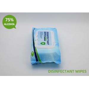 China Effective Virus Elimination Alcohol Disinfectant Wipes Size 14*20cm supplier