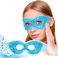 Plush Backing Cooling Eye Mask , Reusable Gel Eye Mask For Sleeping