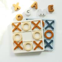 China Age Range 1-4 Silicone Jigsaw Puzzle Promotes Cognitive Development Educational Silicone XO Puzzles Toys on sale