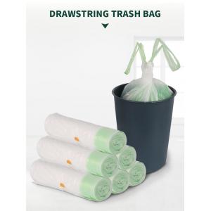 Eco Friendly Thick 0.05mm Recyclable Garbage Bags With Drawstring