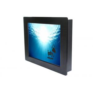 Waterproof IP67 High Brightness Lcd Monitor Resisitive Touch Screen For Marine