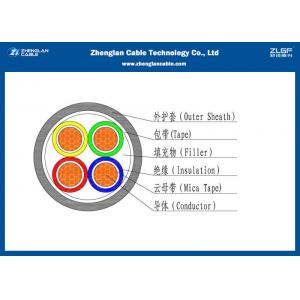 4 Cores /4+1 Core Fire Resistant Cable/ Mica Tape XLPE Insulated Sheathed Fire Proof Cable( Unarmoured )