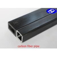 China Matte / Glossy Pultrusion Carbon Composite Material CFRP Carbon Fiber Square Pipe on sale