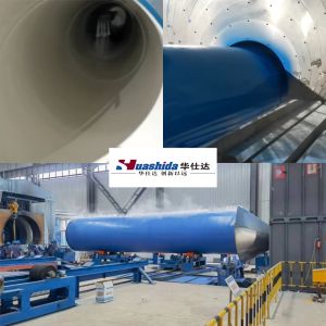 Línea de producción de tubos de recubrimiento 3LPE con pistola de pulverización electrostática de alto voltaje SA2.5 de nivel limpio y sistema de control automático PLC