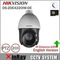 Hikvision PTZ IP Camera DS-2DE4220IW-DE With IR Range 100m 4.7-94mm Lens 2mp Speed Dome Camera Support Onvif CCTV Camera
