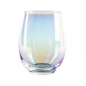 Best Selling Handleless Clear Lead Free Crystal Wine Glass With Pineapple Decoration
