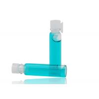 China Thicken Small Glass Vials Perfume Tester WIth Plastic Insert In Size 2ml 5ml on sale