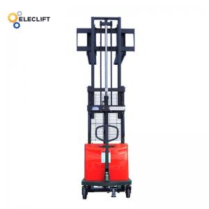 China Overall Length 1700mm Battery Operated Semi Electric Forklift 24V 20A supplier