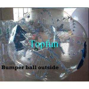 China Outdoor Sports Inflatable Body Bumper Ball 1.00mm PVC Zorb Bumper Ball supplier