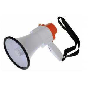 China 0.5kg Plastic Cheer Megaphone Red And White Megaphone 4 X AA Batteries supplier