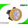 China 4000lux strong brightness Environmental LED Miners Cap Lamp Small Size With All - In - One Structure wholesale