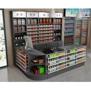 China Customized Floor Standing Shop Display Shelving Metal Wine Racks For Retail Store supplier