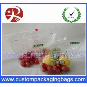China FDA Food Grade Slider Ziplock Fruit Packaging Bags With Customer Design supplier