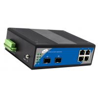 China LC Gigabit POE Managed Switch 4 Port 1000M PoE 2 Port 1000M SFP on sale