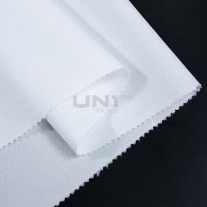 Plain Weave Shirt Interlining Fusible Interlining with 72 gsm and 112cm Width for Collar and Cuff