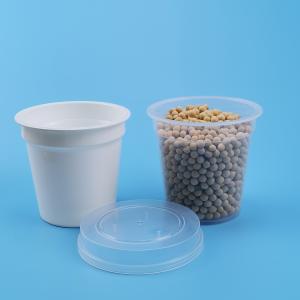 China FDA Eco Friendly 450ml PP Plastic Sauce Cups With Lids wholesale