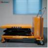 Factory direct sell portable 350kg electric scissors lift table cart with 1500mm