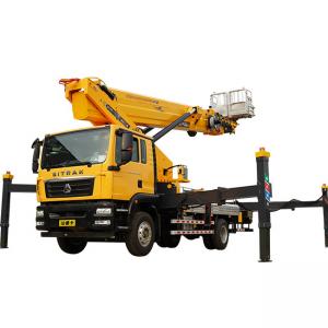 China 56m 50m truck mounted aerial work platform lift aerial work platform supplier