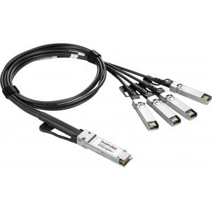 40G QSFP+ To 4*10G SFP+ DAC Cable Compliant With SFF- 8436 SFF-8431