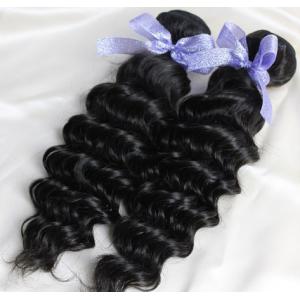 China Natural Black grade 6a virgin brazilian hair ,  Softy Hair Extension supplier