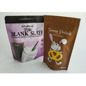 Custom Stand Up Pouch Delicious Cookie Packaging Sealable Plastic Bag Gravure Printing