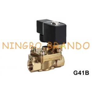 40 bar High Pressure Brass Solenoid Valve For Bottle Blowing Machine 24V 110V 220V