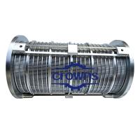China Stainless Steel Separator Wedge Wire Drum Filter For Pig Dung Filtration on sale