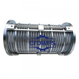 Stainless Steel Separator Wedge Wire Drum Filter For Pig Dung Filtration