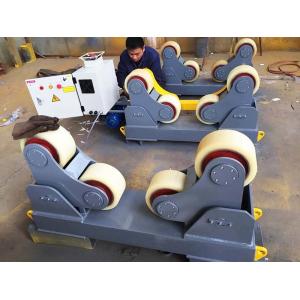 China 2 Idler Rollers Electric Control Systems, 5Ton Self Aligning Pipe Welding Stands With supplier