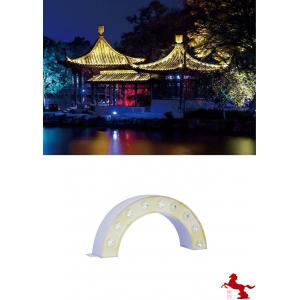 Night Multicolor Led Landscape Path Lighting Led Lamp Tile Good Heat Dissipation